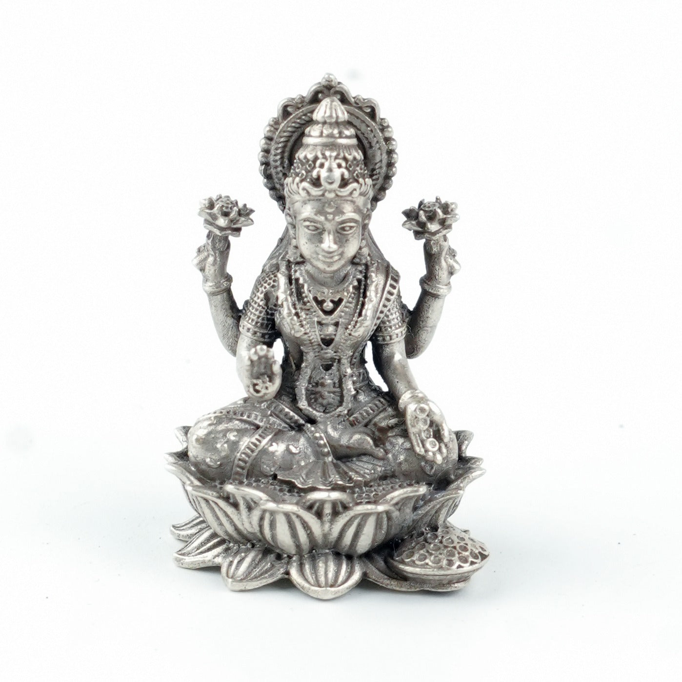 Silver Mini Lakshmi Idol