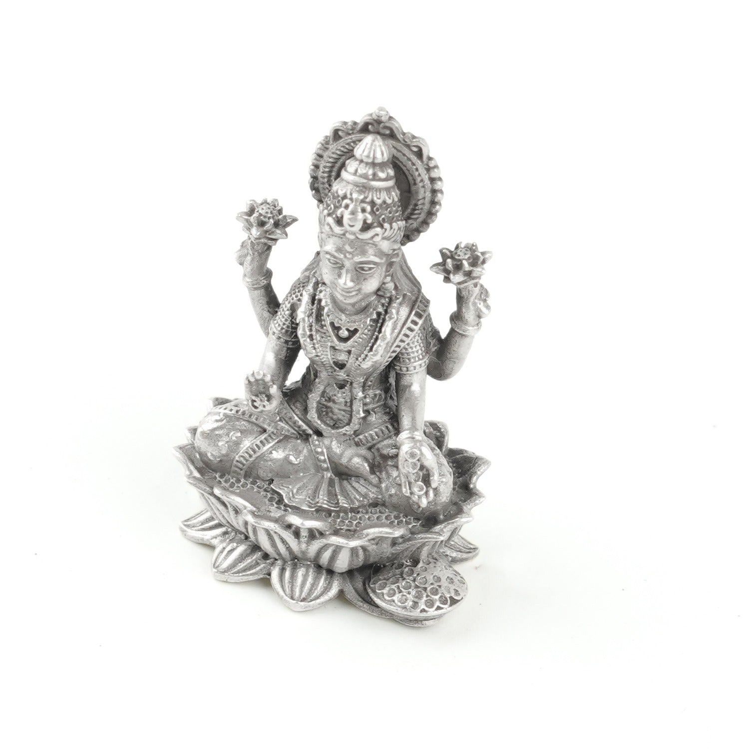 Silver Mini Lakshmi Idol