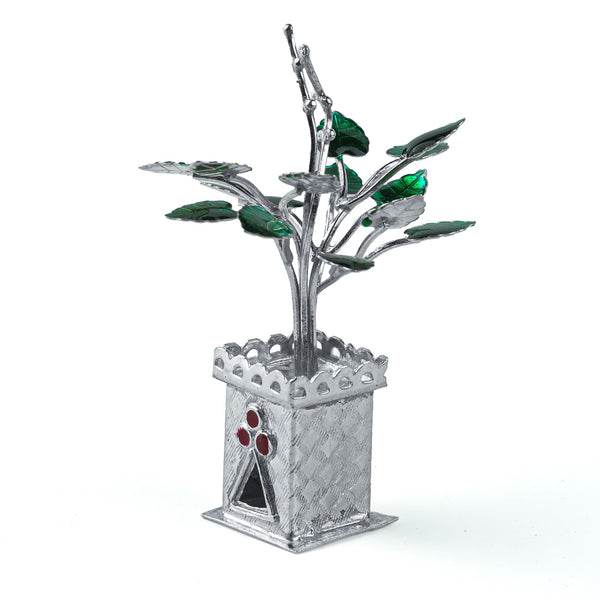 Silver Tulsi Vrundavan – Big