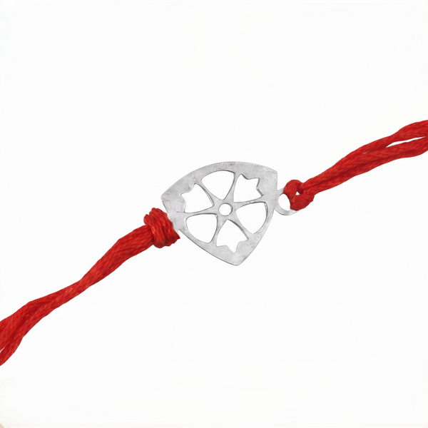 Silver Laser cut Rakhi