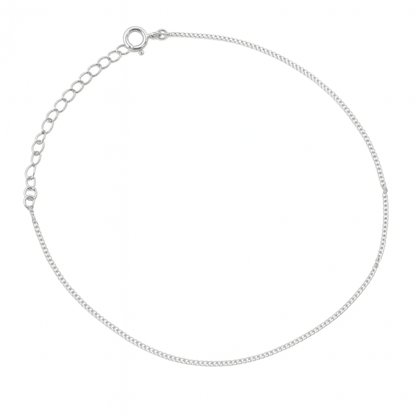 Silver chain bracelet for jewelry accessories