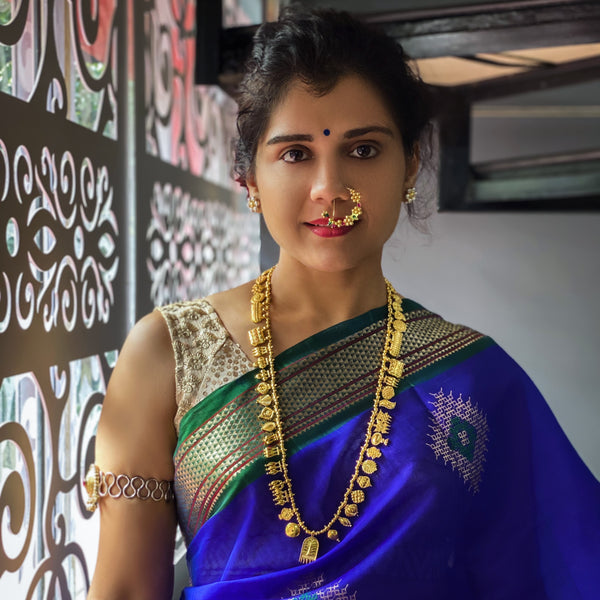 The Aadyaa Saaj | 92.5 Silver | 22K Gold Plated (Made to Order)