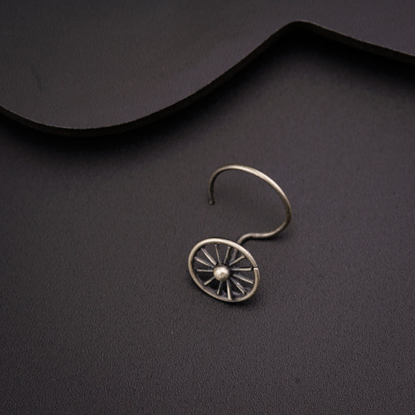 a close up of a piece of metal on a table