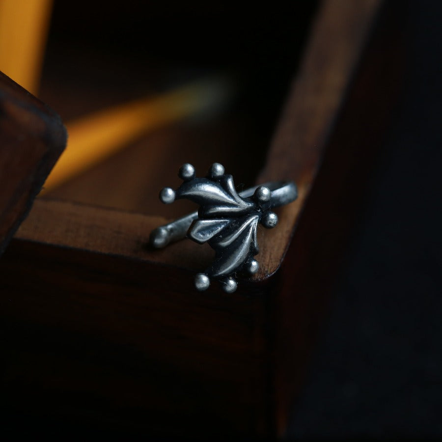 a close up of a metal object on a table