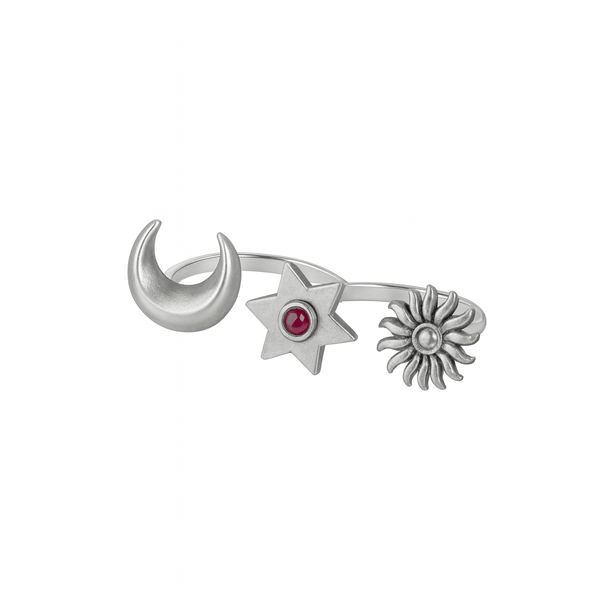 Moonlite Two Finger Ring