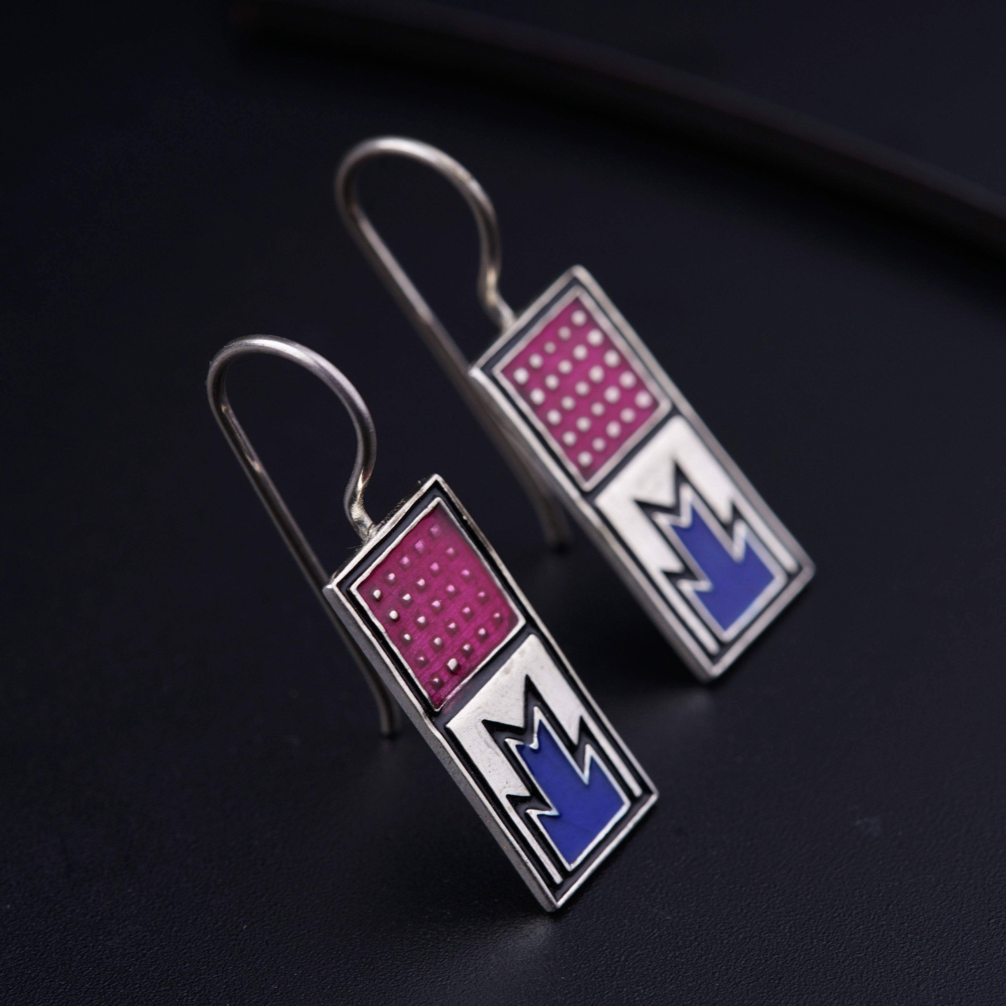 Meena Ilkal Border Earrings
