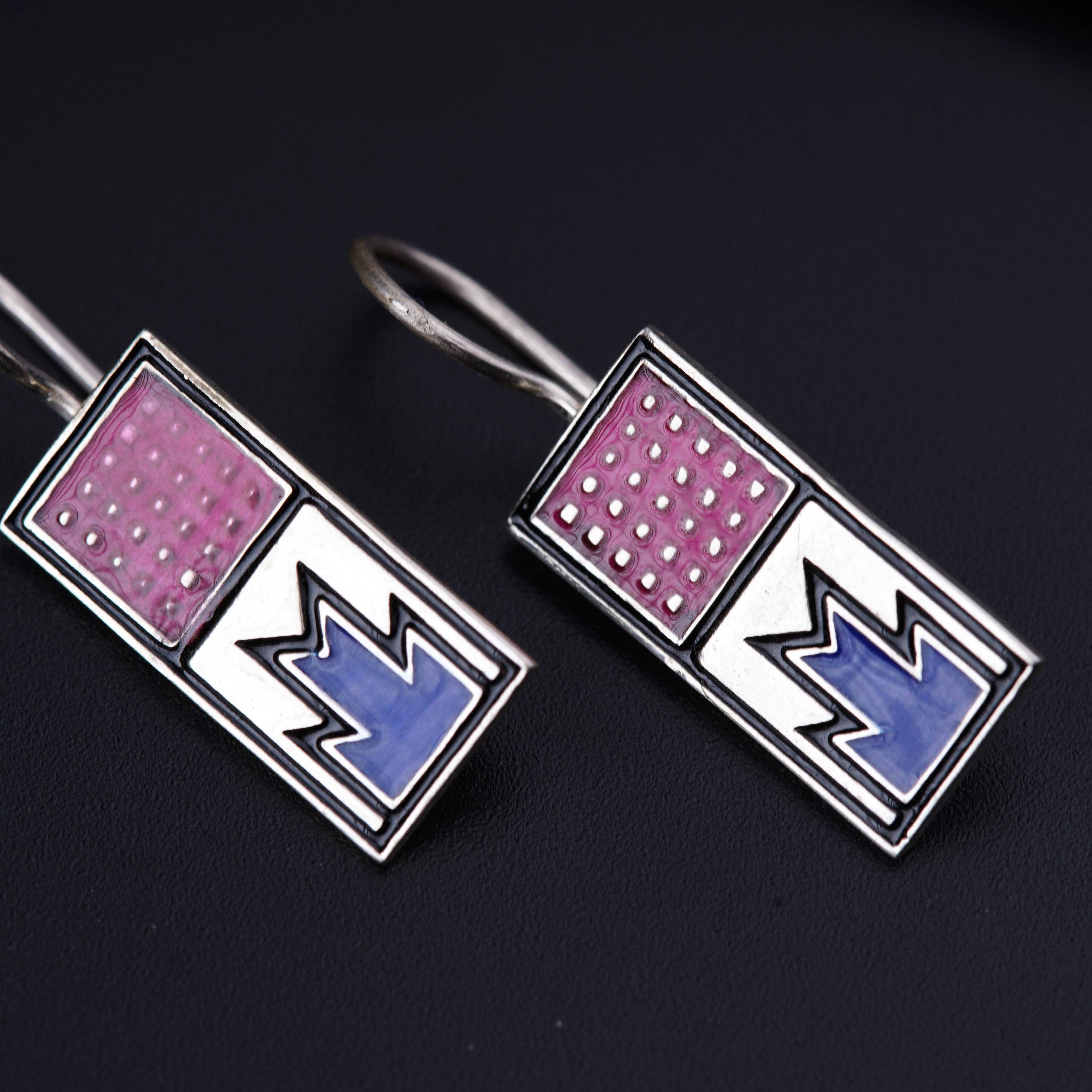 Meena Ilkal Border Earrings