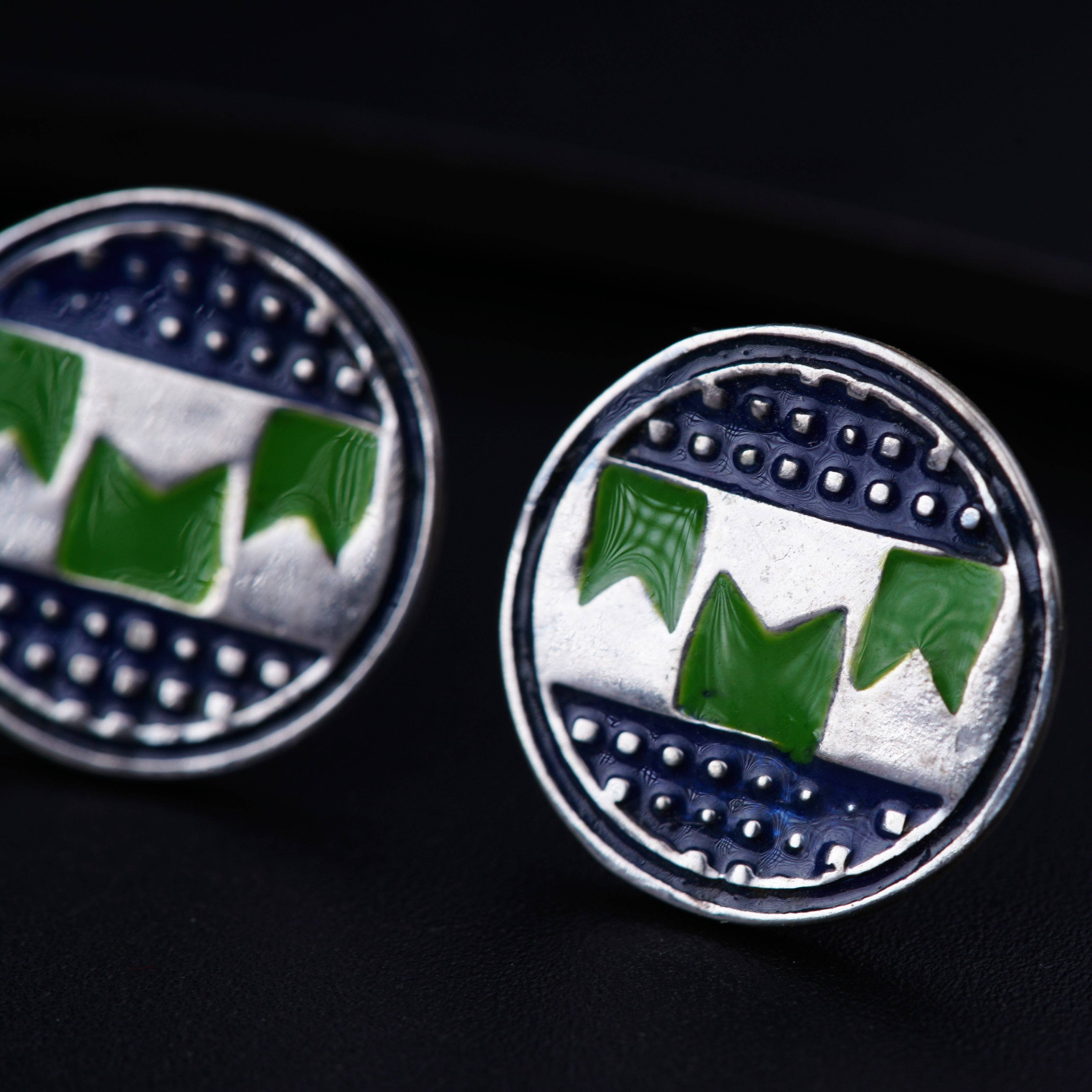 Meena Ilkal Border Earrings