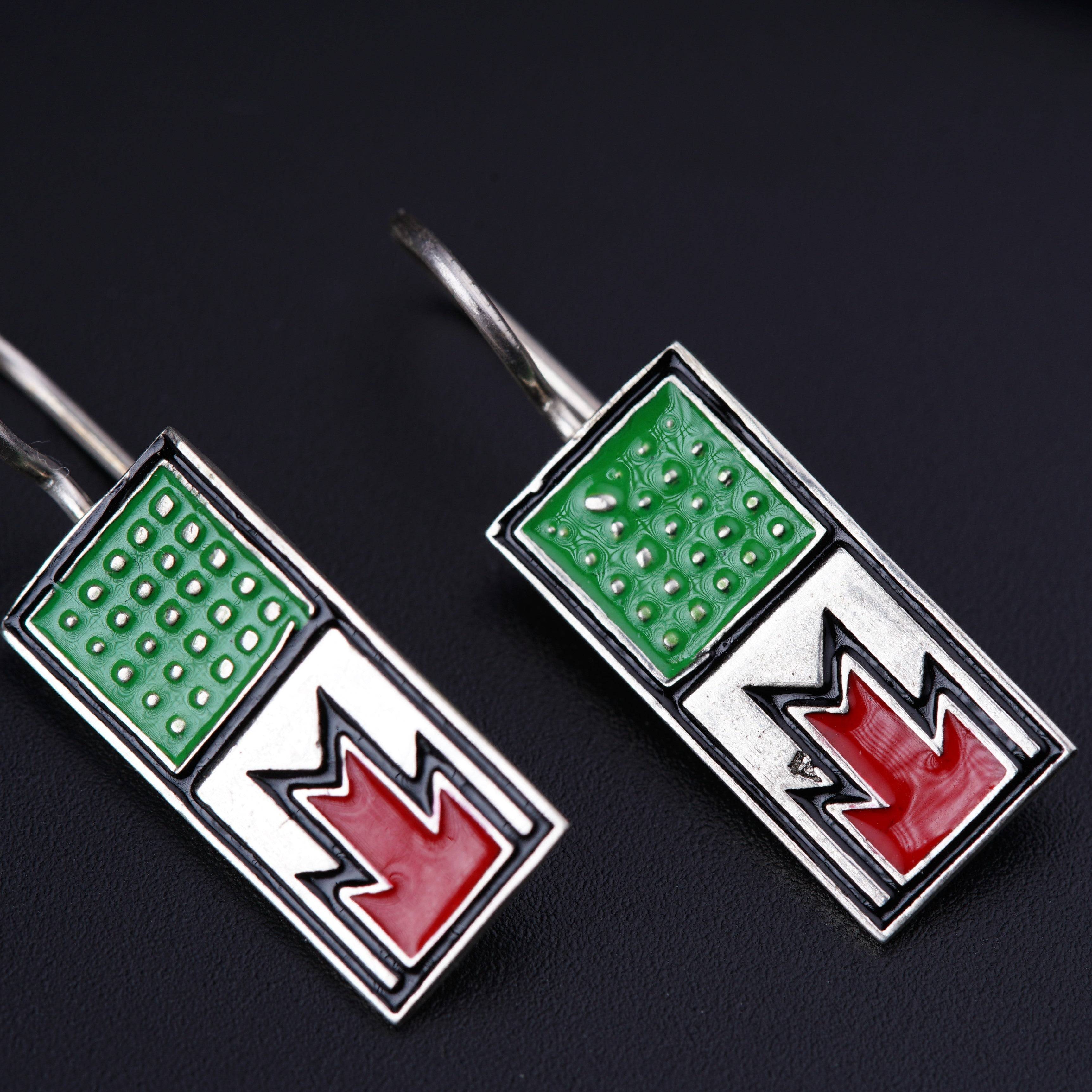 Meena Ilkal Border Earrings