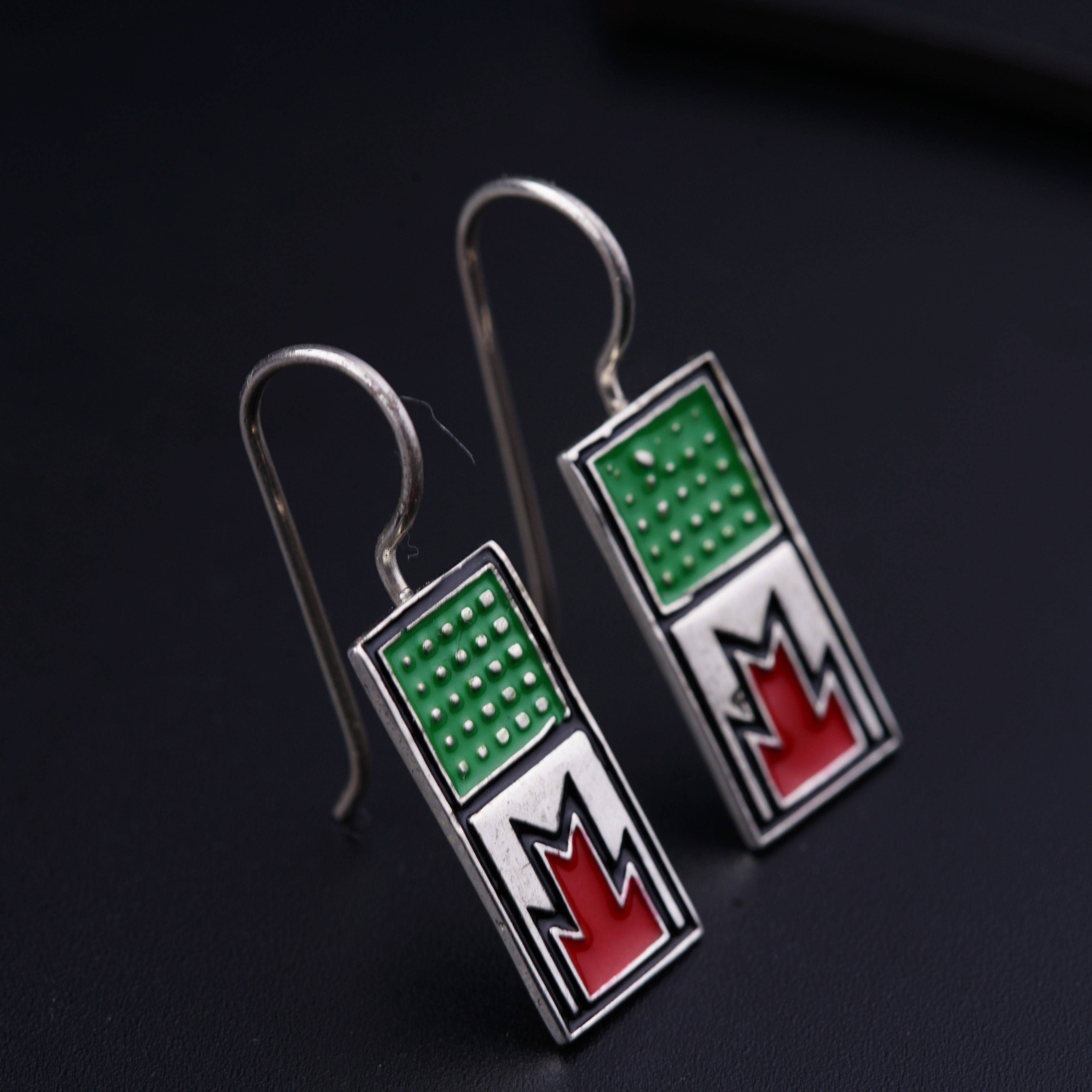 Meena Ilkal Border Earrings