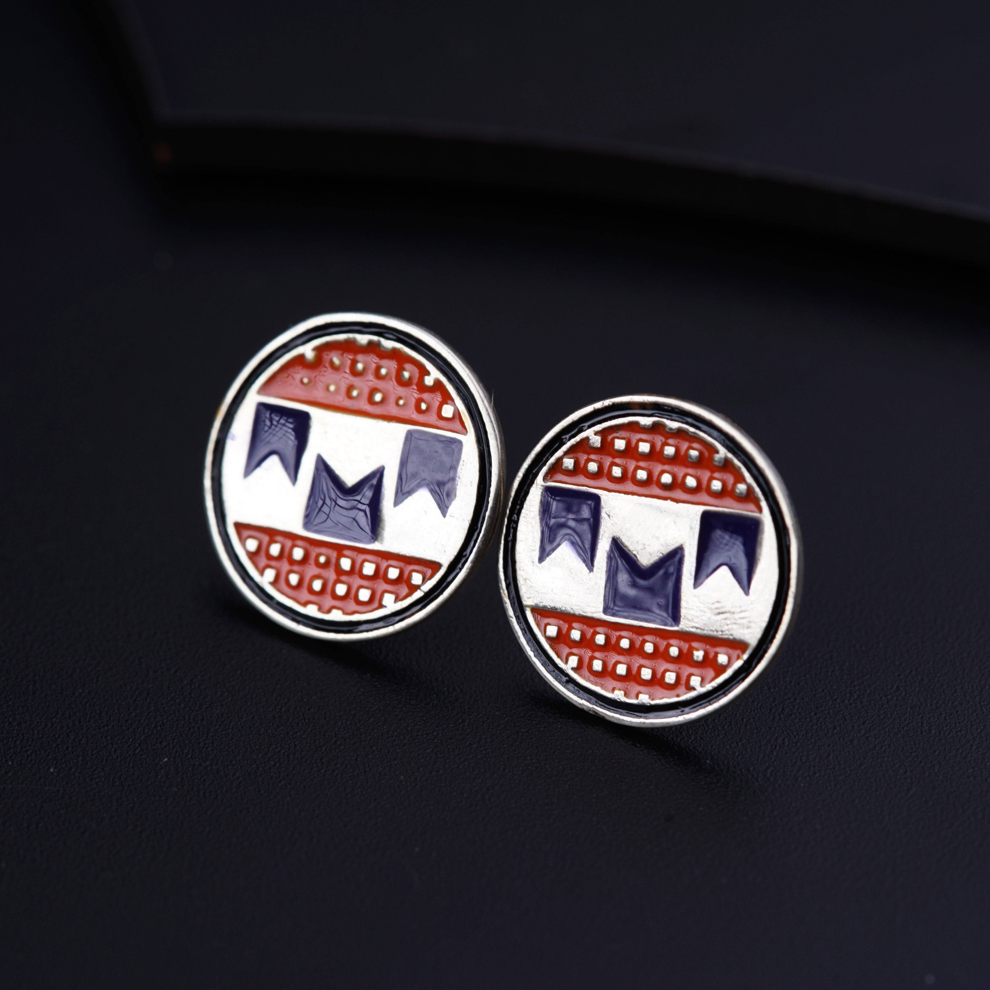 Meena Ilkal Border Earrings
