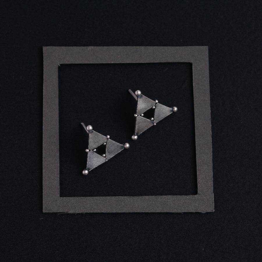 Straight and Slant - Earrings