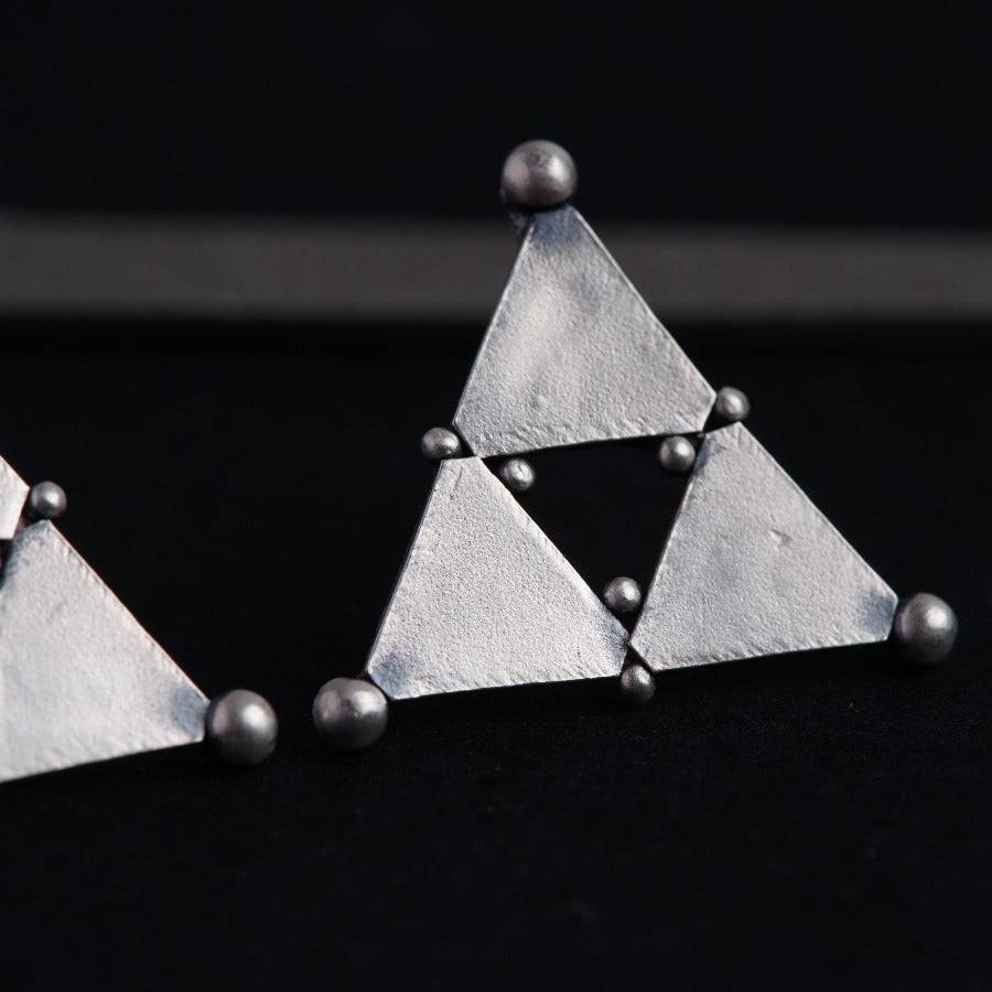 Straight and Slant - Earrings