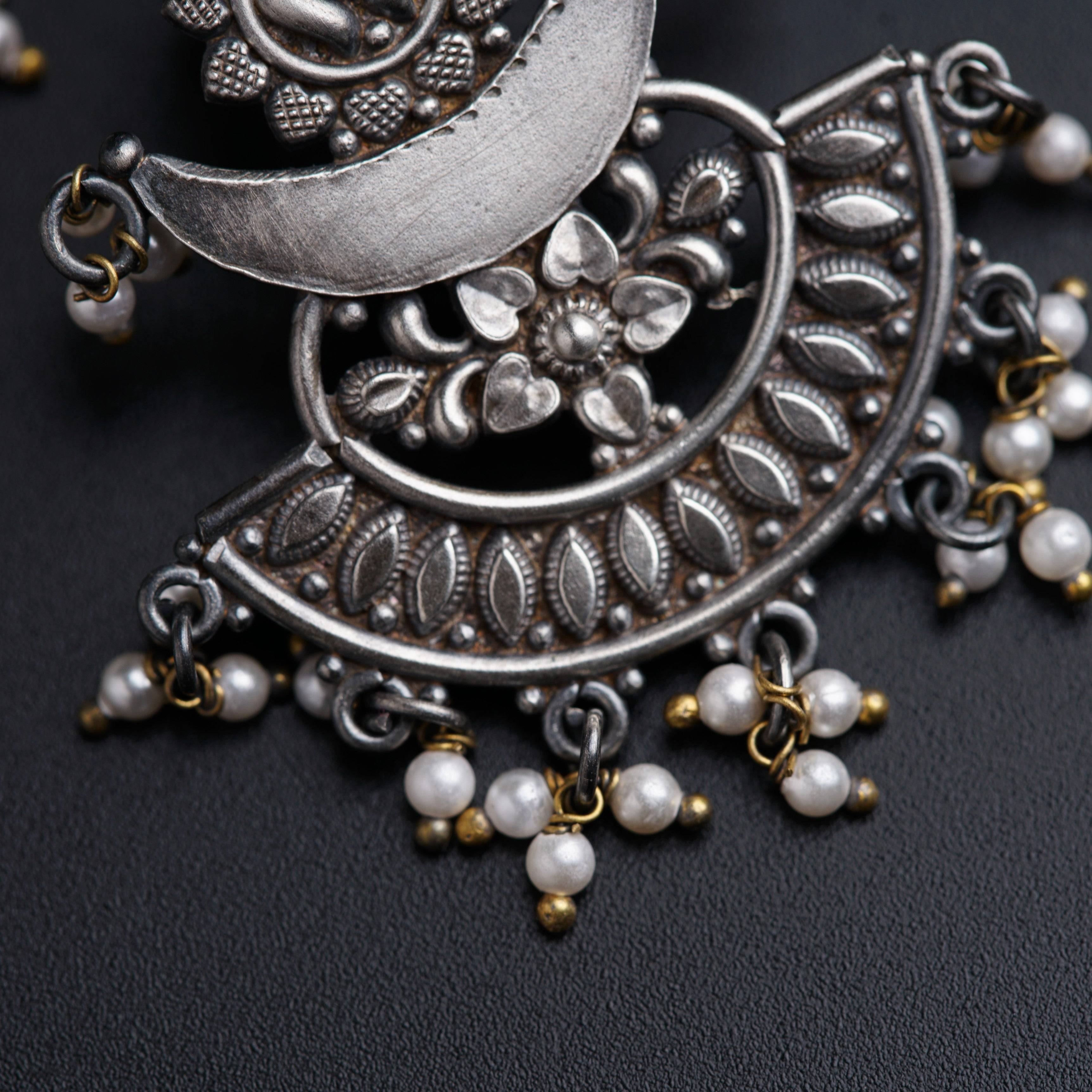 Chandbali ( Mahnoor) | 92.5 silver | Size : Small