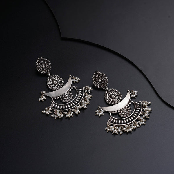 Chandbali (Mahnoor) | 92.5 Silver | Size : Large