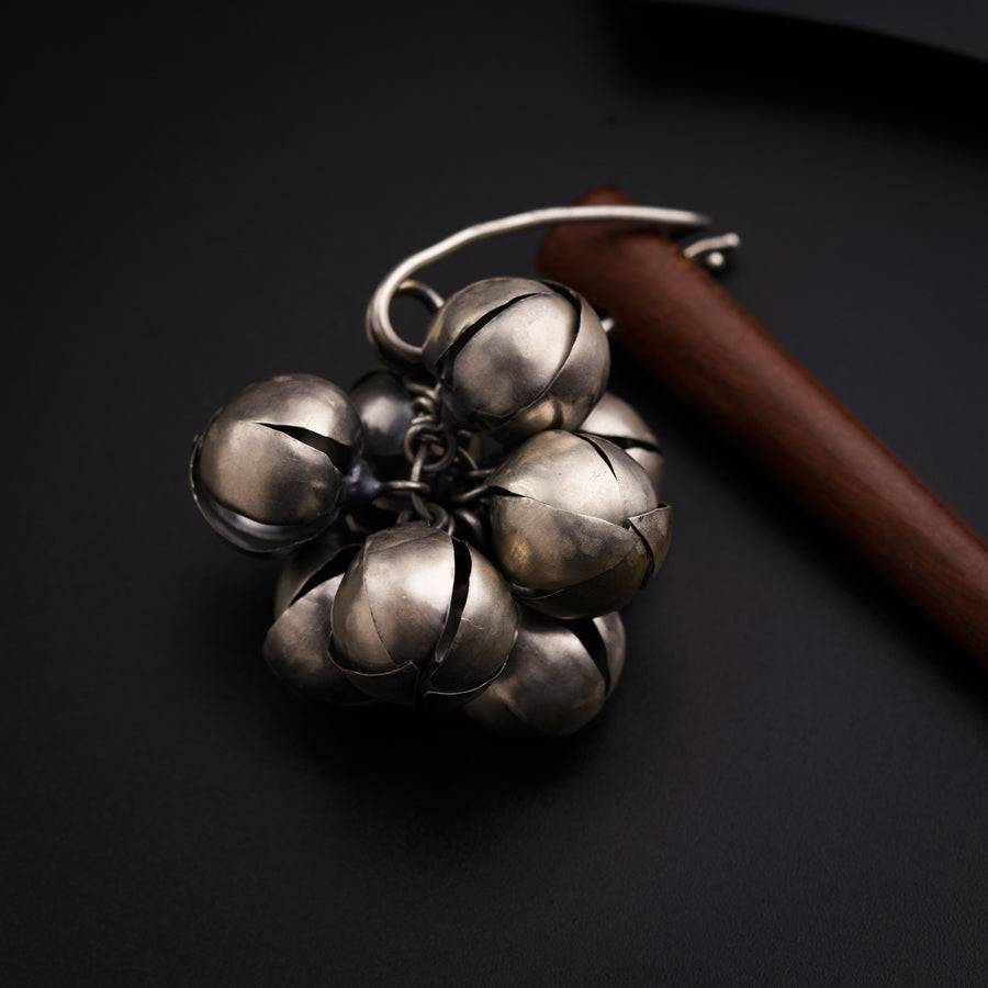 a bunch of bells sitting on top of a table