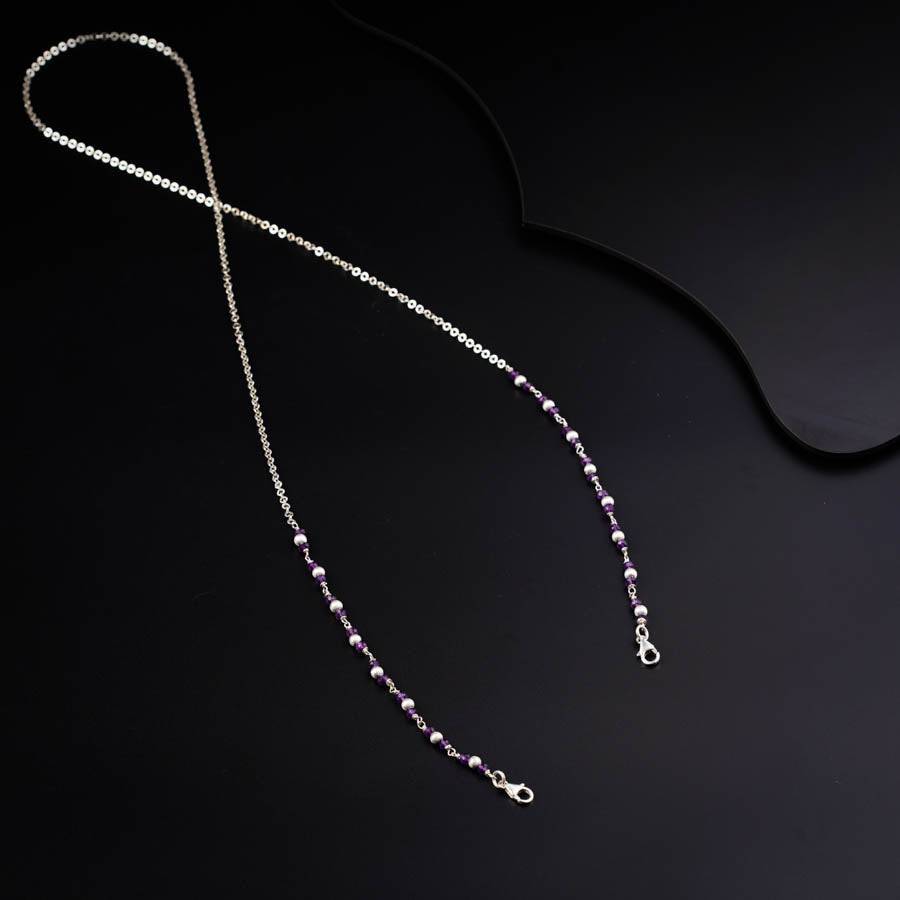 Silver Mask Chain / Eyewear Chain