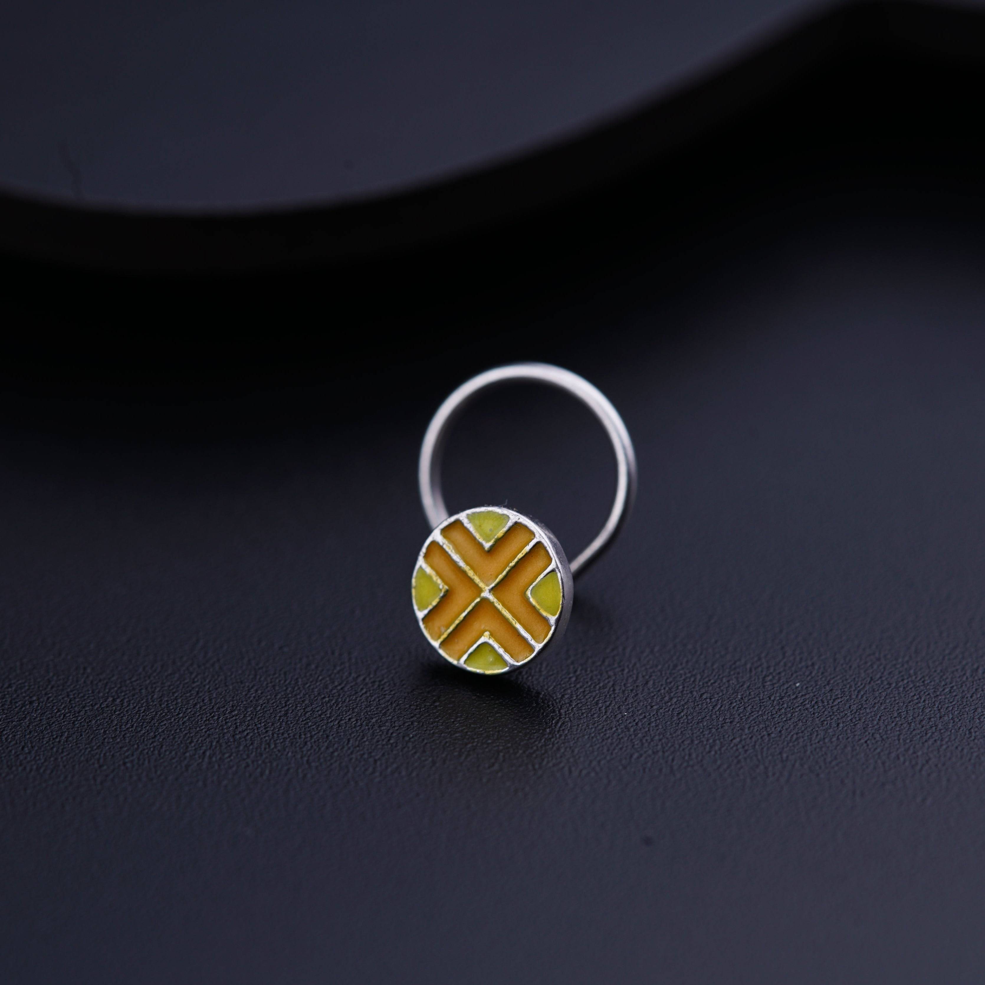 Corners Nosepin ( Pierced ) - Yellow