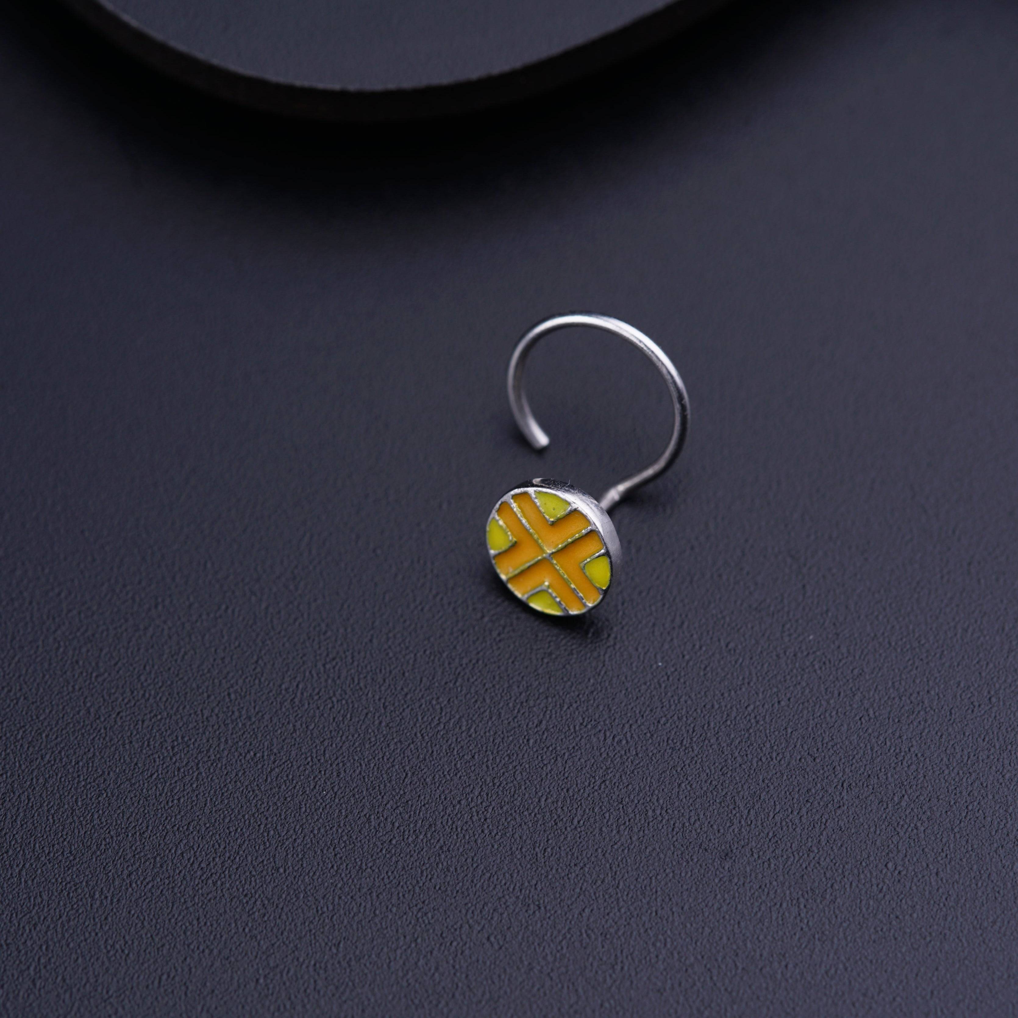 Corners Nosepin ( Pierced ) - Yellow