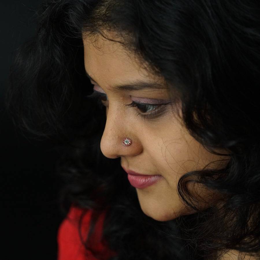 Stars Nose pin ( Pierced )