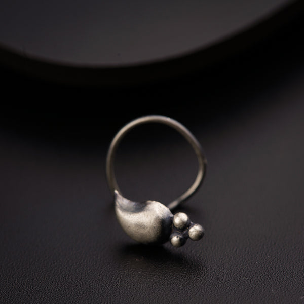 a close up of a ring on a table
