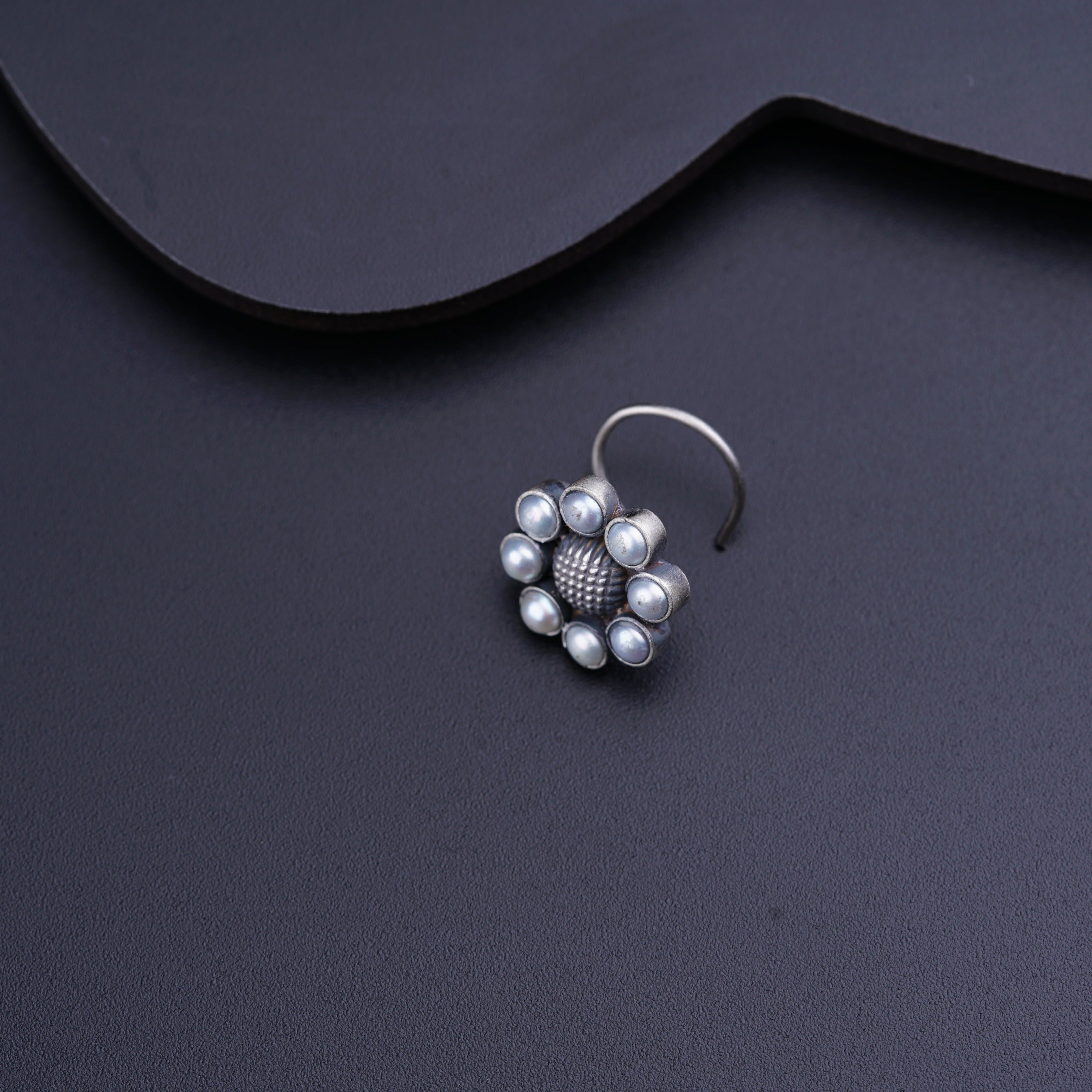 a close up of a ring on a table