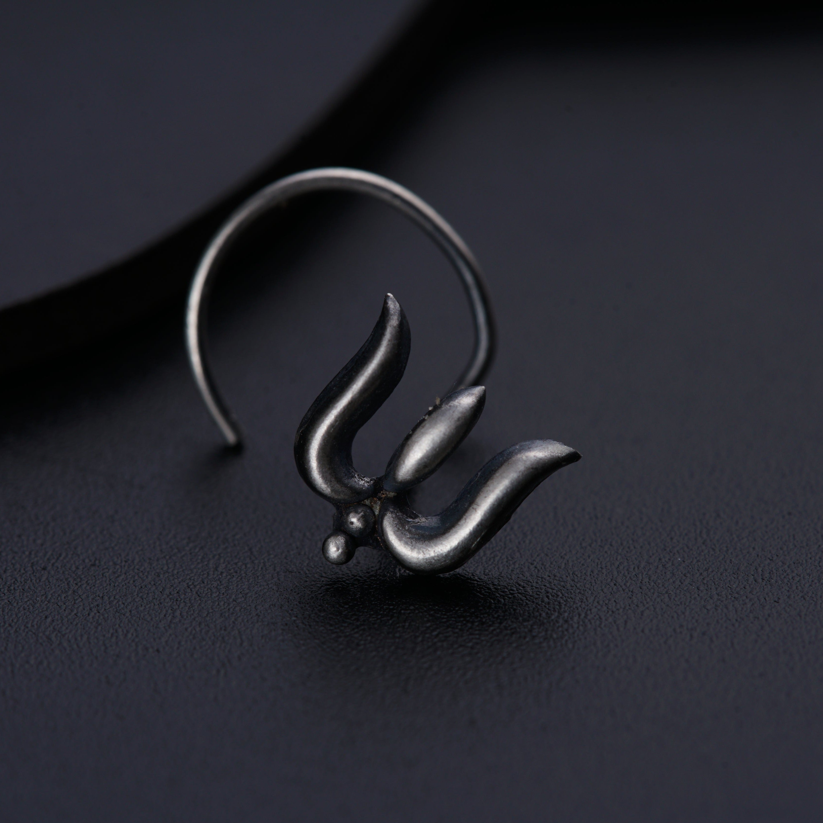 Trishul nose pin (Pierced)