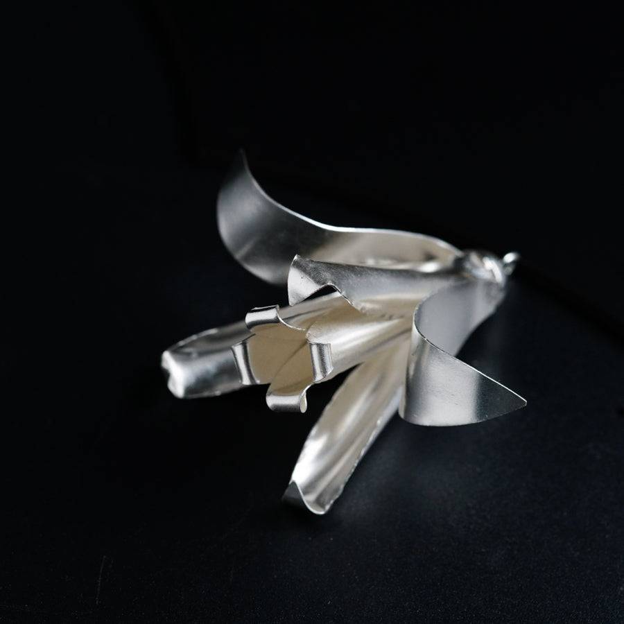 a close up of a metal object on a table