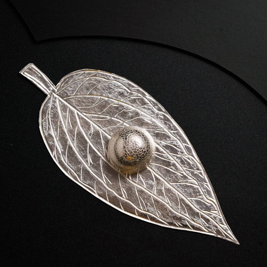 Handcrafted silver paan supaari polished finish