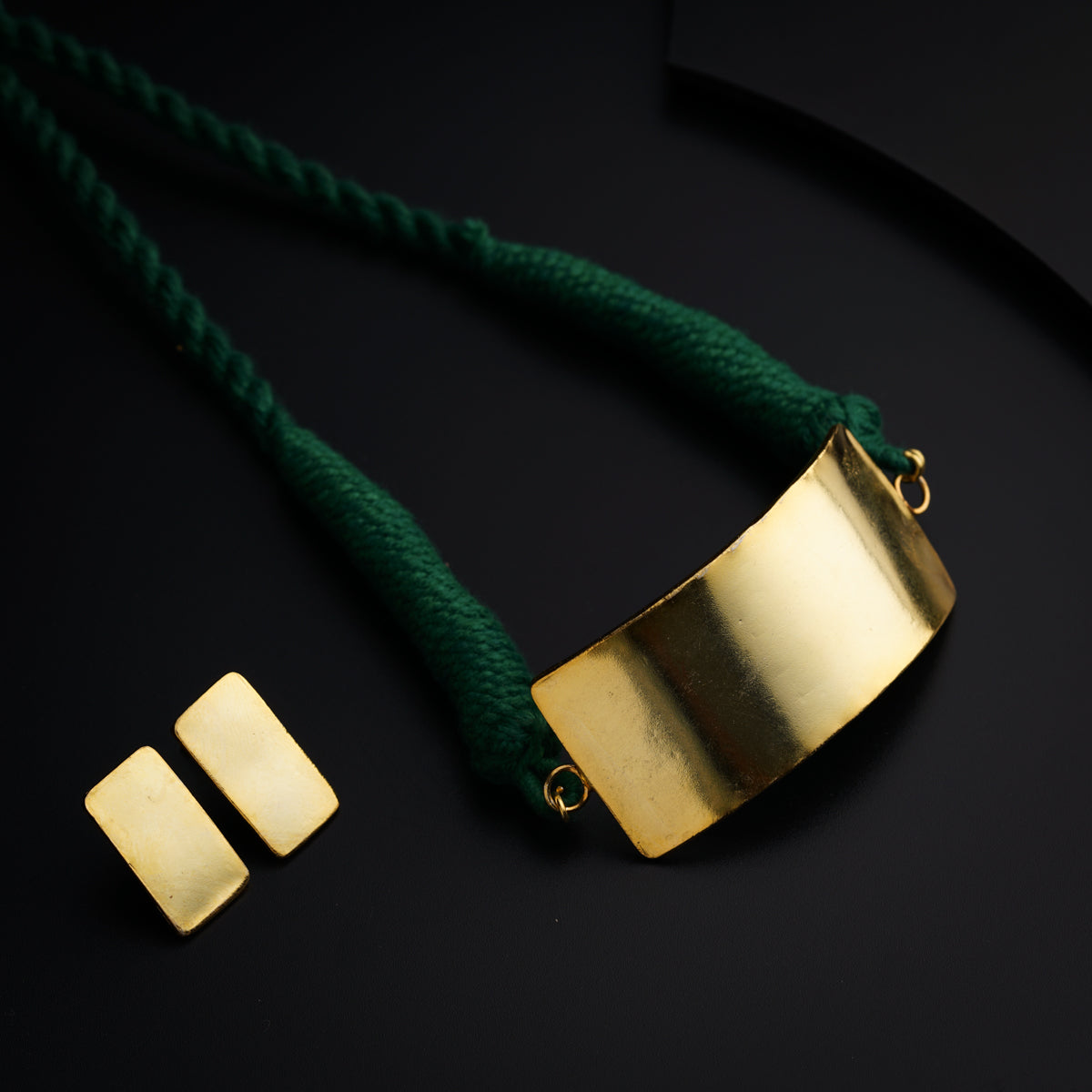 Handmade silver choker set, gold plated (Pre-order)