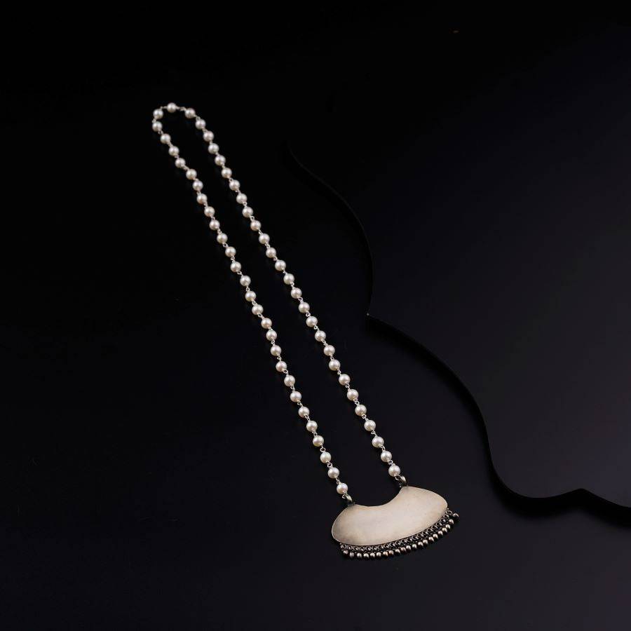 Strength Pendant with Fresh Water Pearls