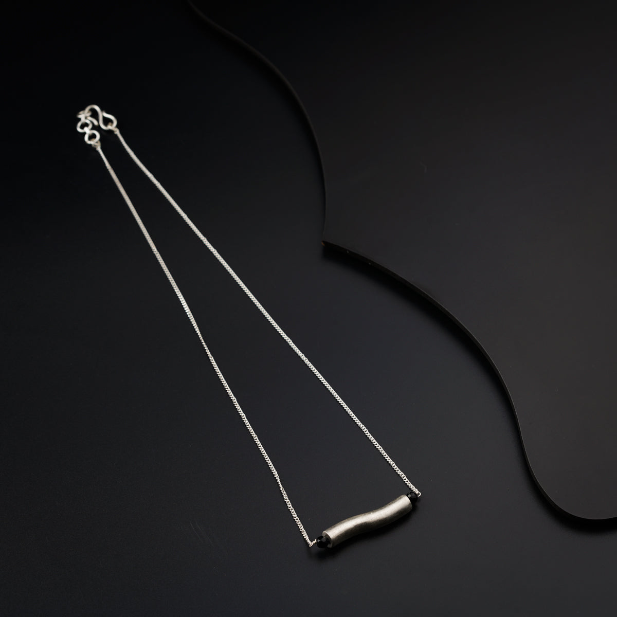Silver Pipe and Chain Mangalsutra
