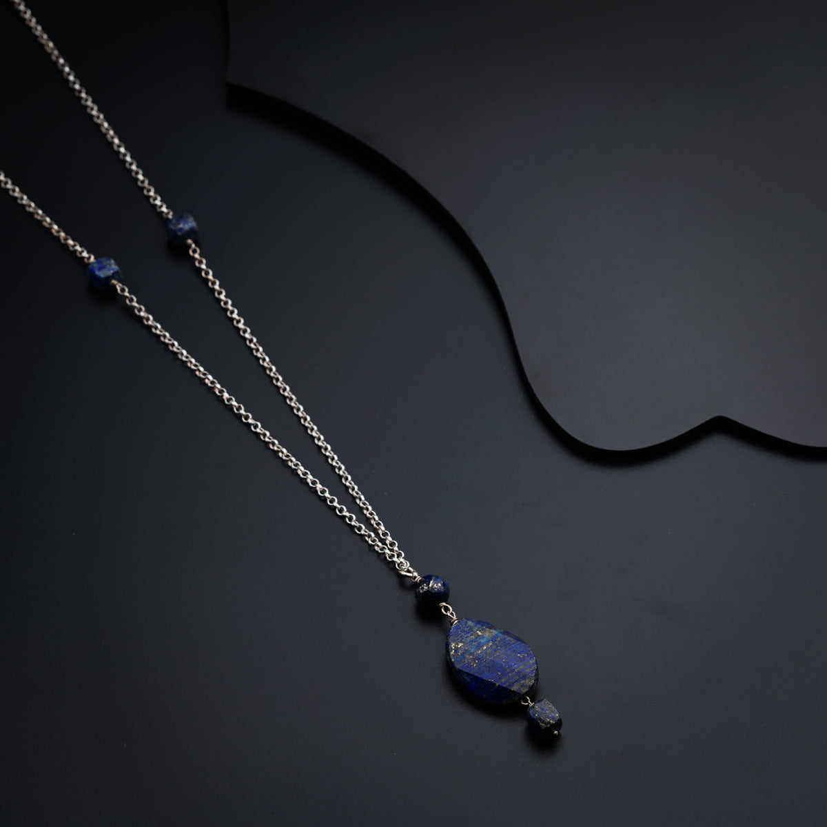 Semi Precious Stone Necklace - Multicolor