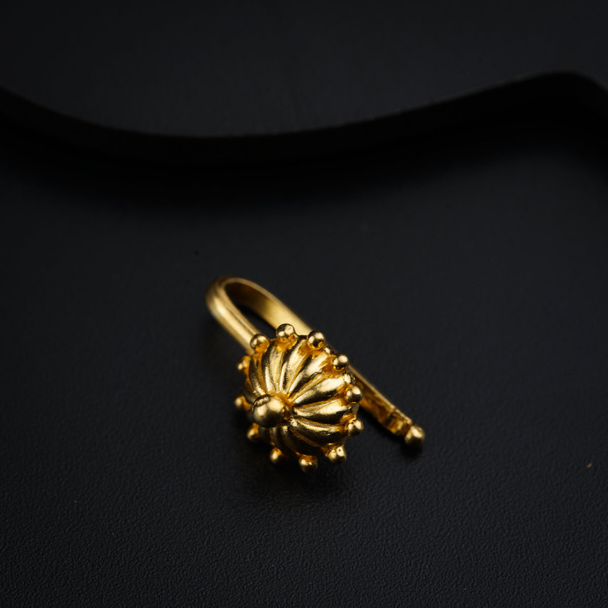 Dome Nosepin- Gold Plated, Clip on