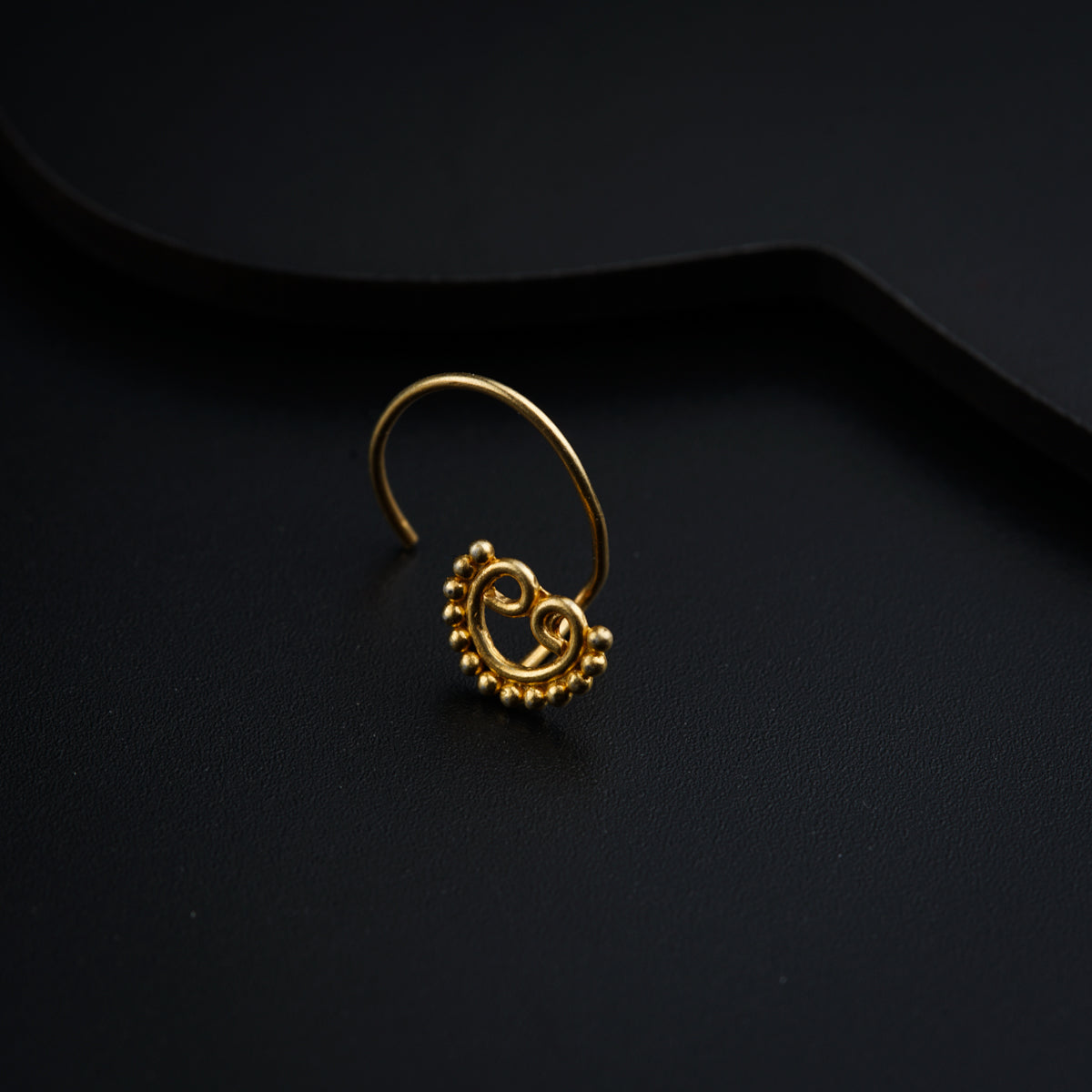 Gopadma Rawa Nose pin- Gold Plated, Pierced