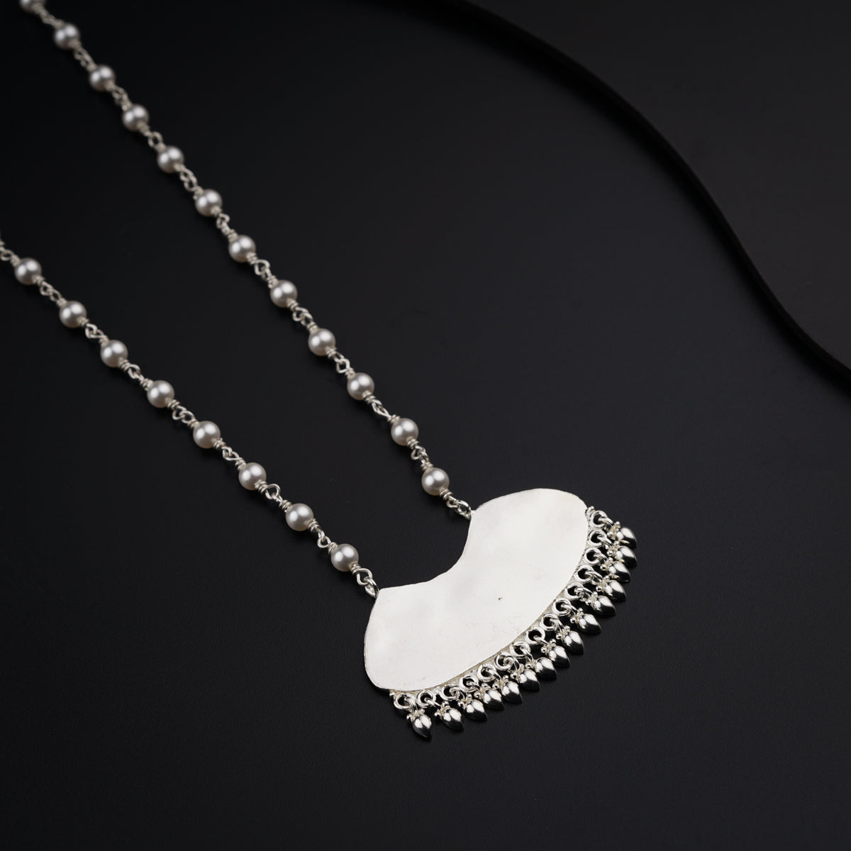 Pearl silver Necklace