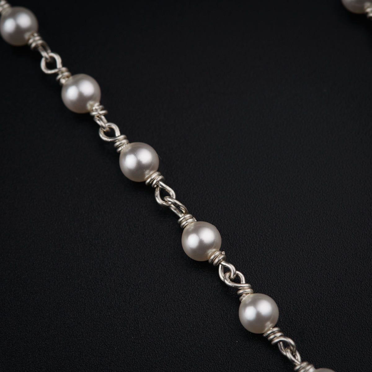 Pearl silver Necklace