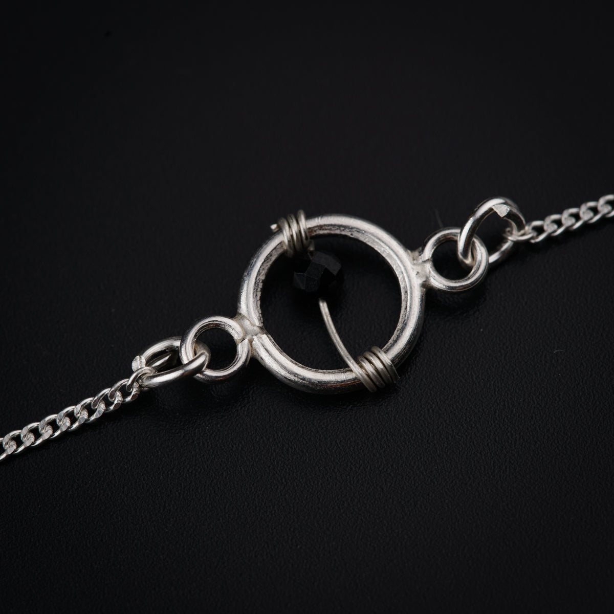 Handmade Silver Mangalsutra Bracelet