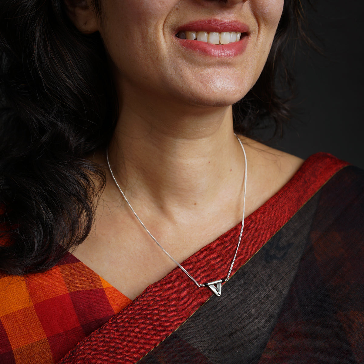Handmade Silver mangalsutra