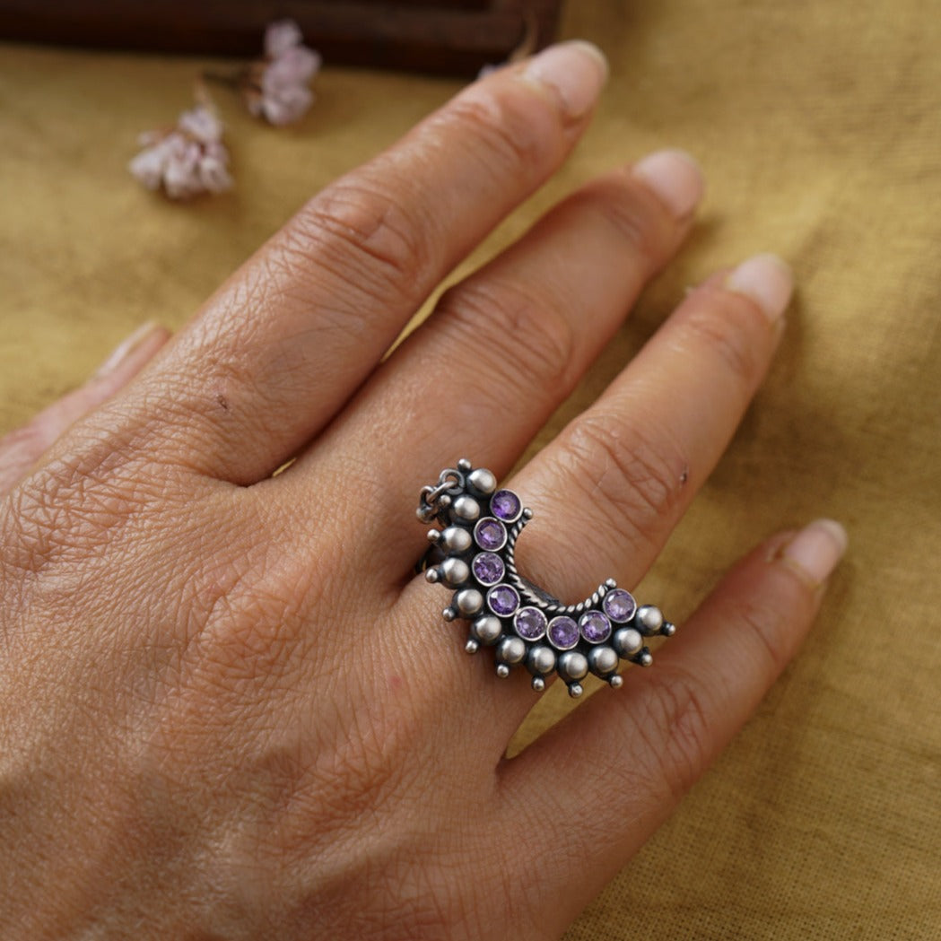 Karwar Ring- Purple