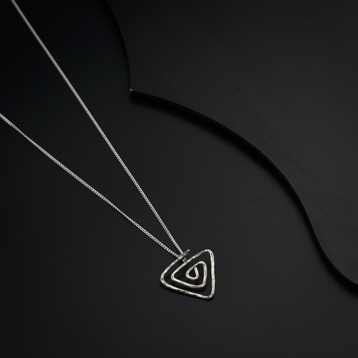 Silver Ripple Necklace