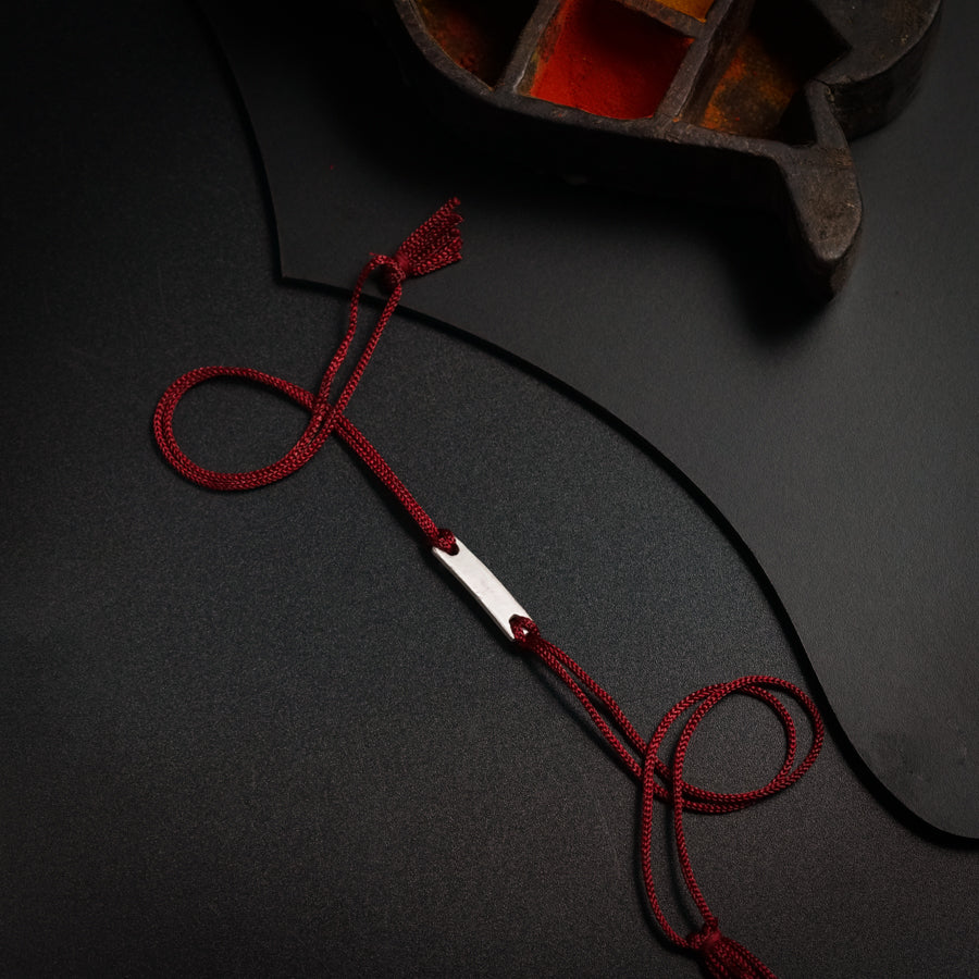 Handcrafted Silver Rakhi