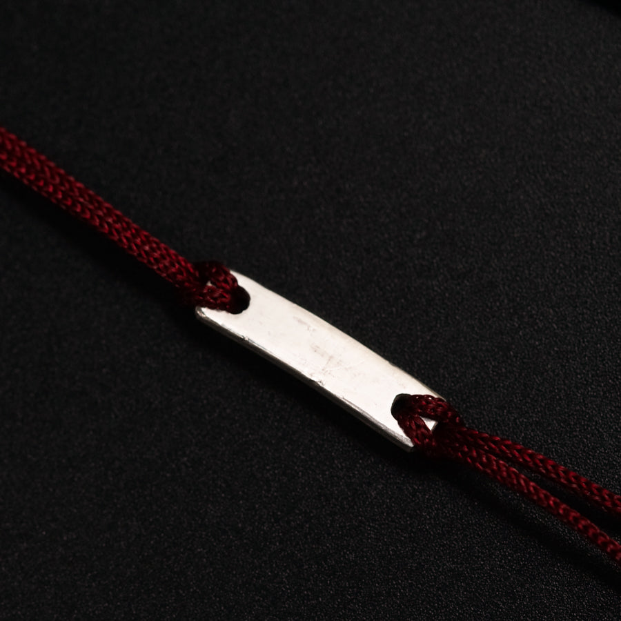 Handcrafted Silver Rakhi