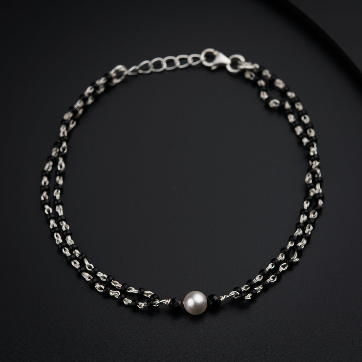 Silver Mangalsutra Bracelet