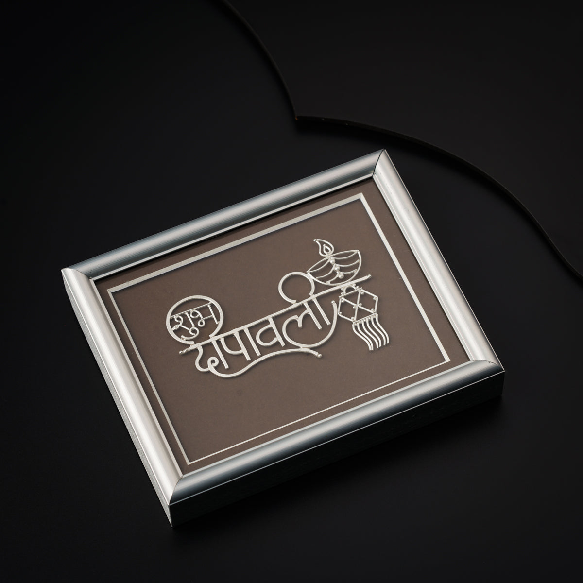 a picture frame with a picture of an elephant on it