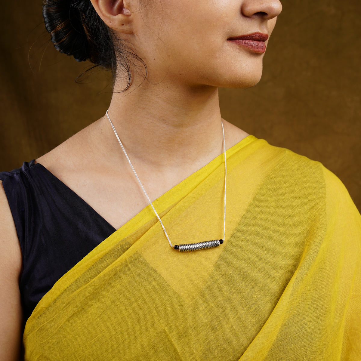 Silver Pipe Mangalsutra
