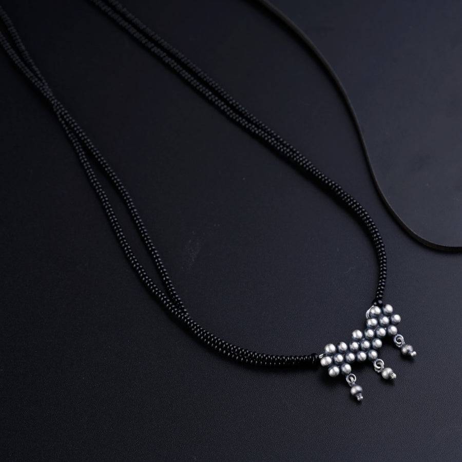 Itihaas Small Kudi Mangalsutra |  92.5 Silver