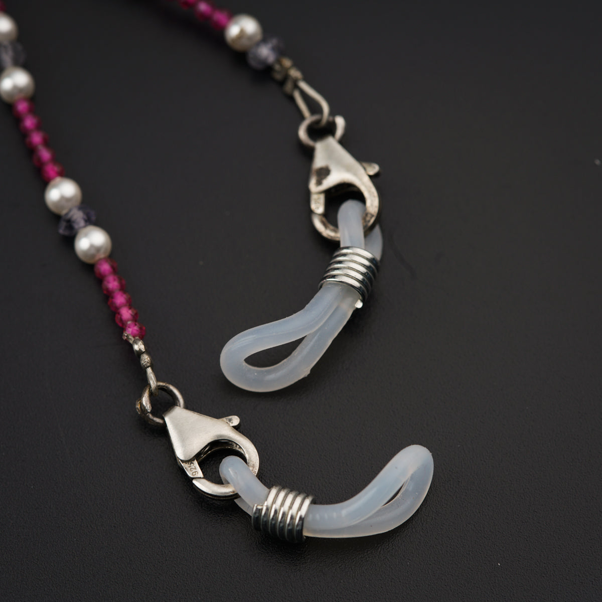 Eyewear Chain with Assorted Stones