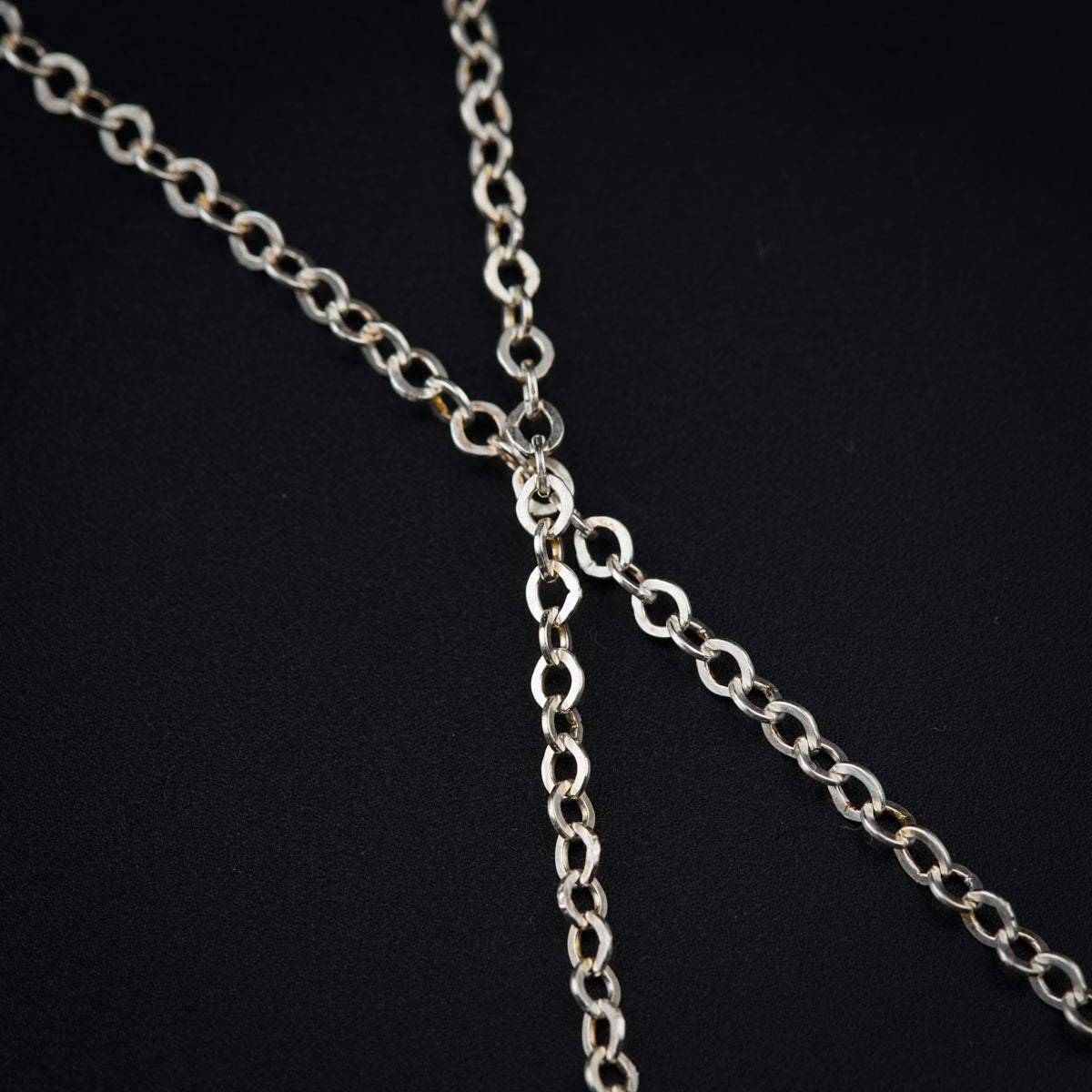 Tie and Wear Necklace : Pearl and Silver