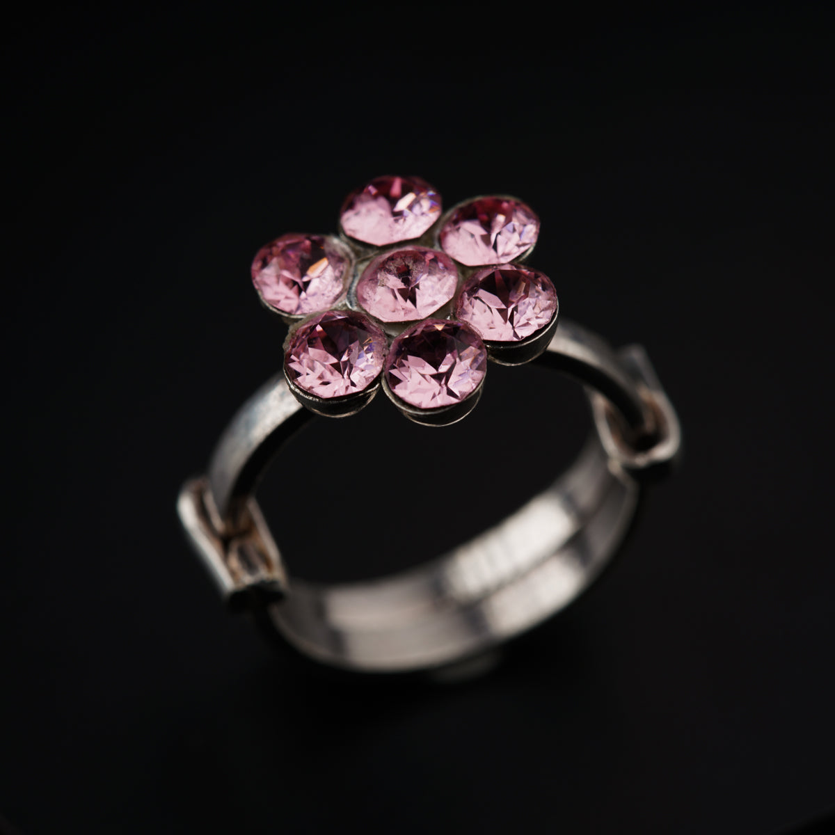 Silver Ring : Pink